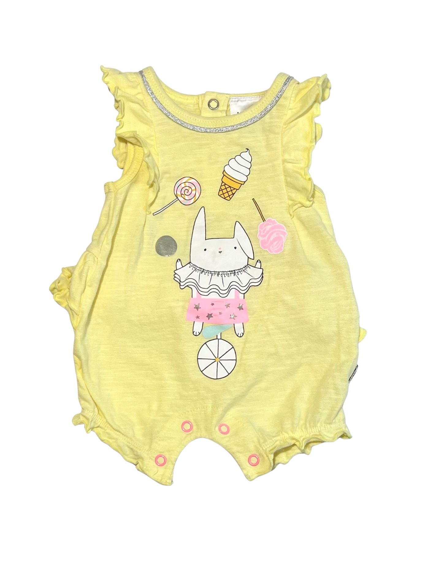 Circus bunny romper - Size 0000