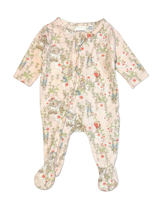 Peter Rabbit zip onesie - Size 0000