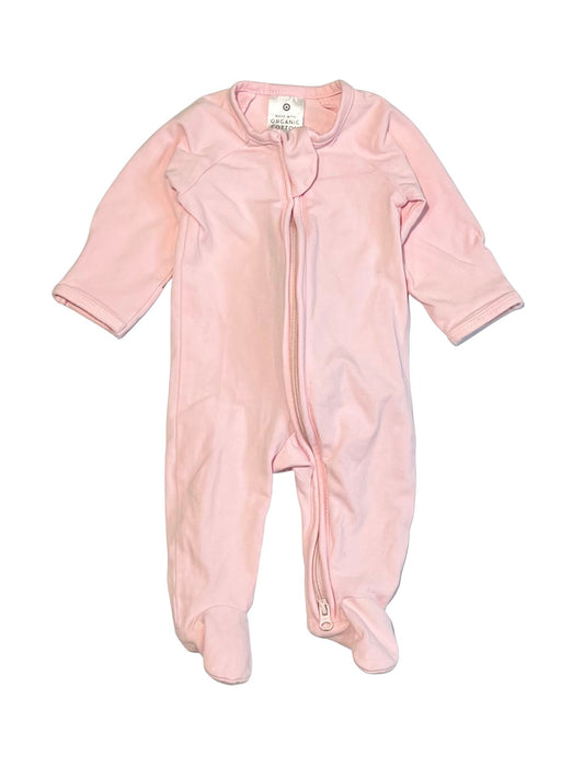 Pink zip onesie - Size 00000
