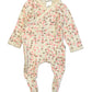 Bamboo floral zip onesie - Size 00000