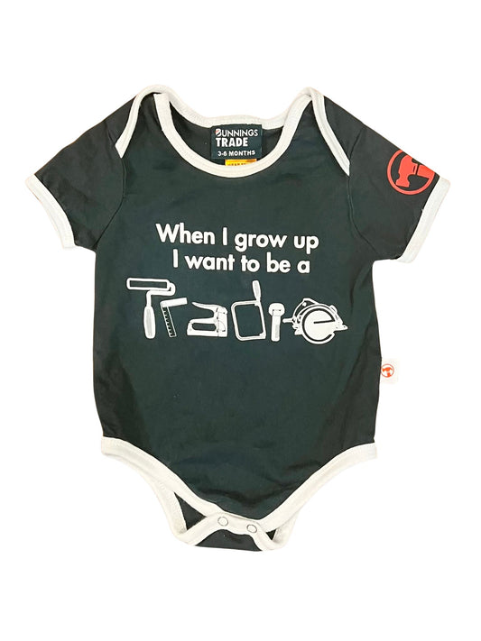 Green tradie bodysuit - Size 00