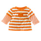 Striped pumpkin top - Size 00