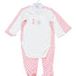 2-piece pink hearts set brand new - Size 00
