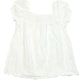 White cutwork top - Size 3