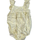 Striped shimmer romper - Size 00