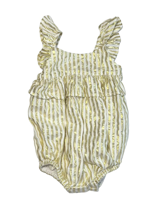 Striped shimmer romper - Size 00