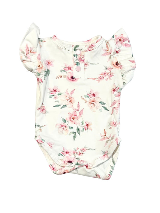Floral frill bodysuit - Size 0000
