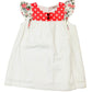 White ruffle dress - Size 1
