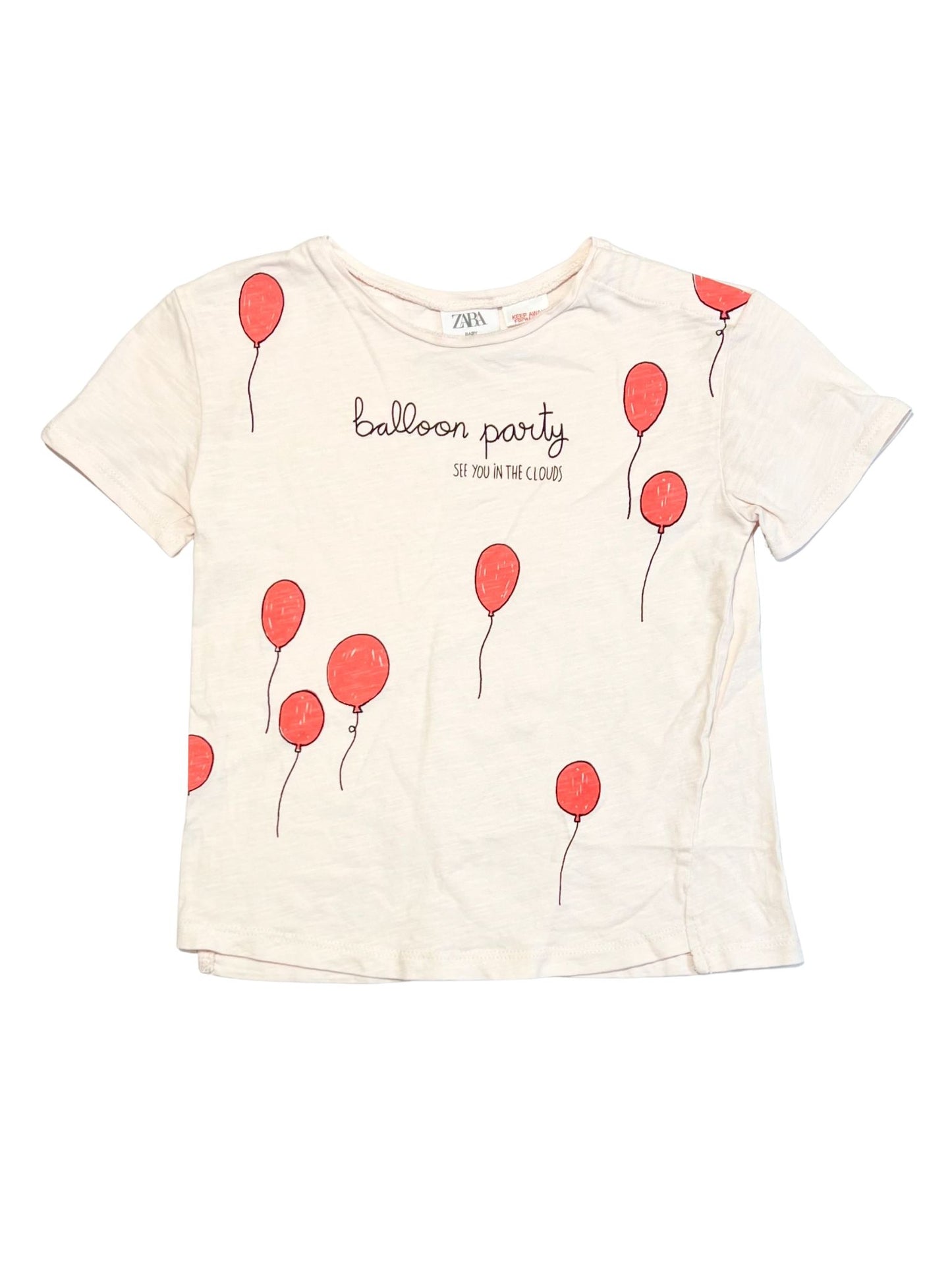 Balloon party tee - Size 4-5