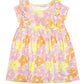 Butterfly ruffle jersey dress - Size 4