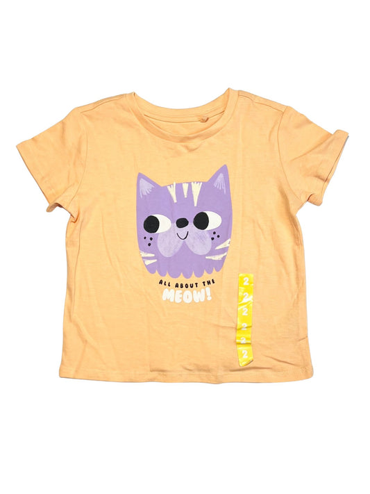 Meow! tee brand new - Size 2