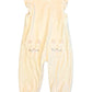 Velour bunny jumpsuit - Size 9-12 months