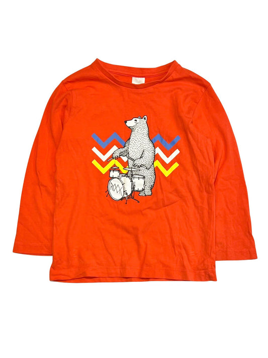 Red bear top - Size 4