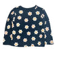 Navy daisy top - Size 4
