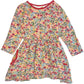 Floral jersey dres - Size 4