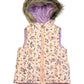 Floral puffer vest - Size 3
