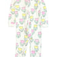 Floral zip onesie - Size 2-3