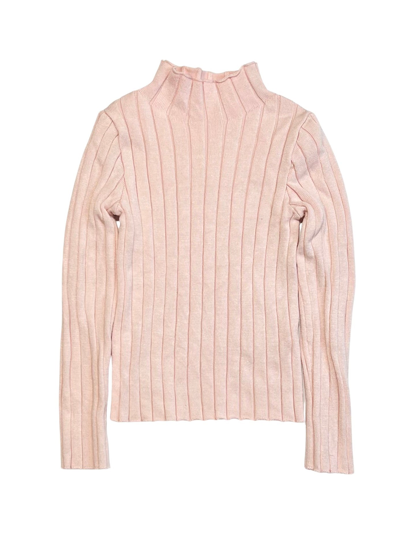Pink ribbed top - Size 2
