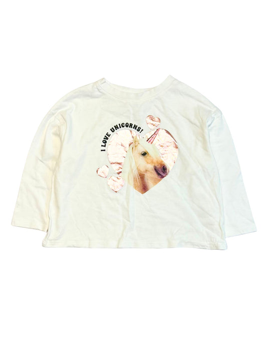 I love unicorns top - Size 2