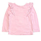 Pink ruffle top - Size 2