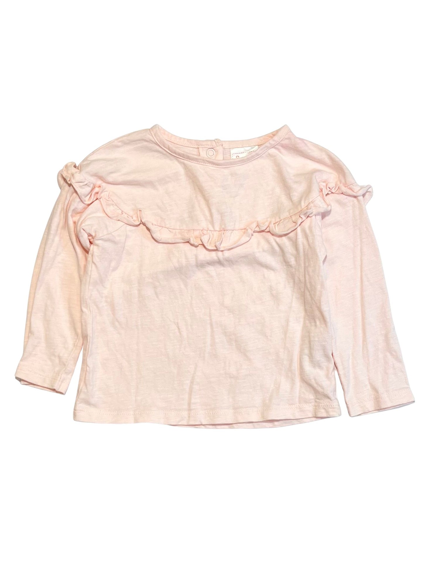 Pink ruffle top - Size 1