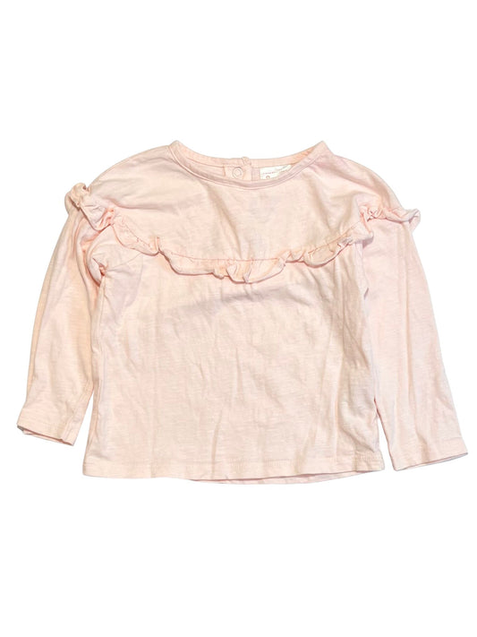 Pink ruffle top - Size 1