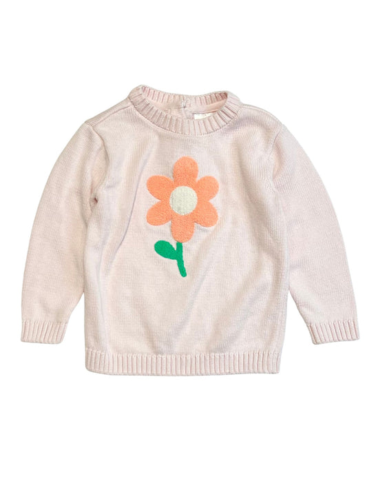 Flower knit jumper - Size 1
