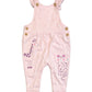 Pink animal overalls - Size 0