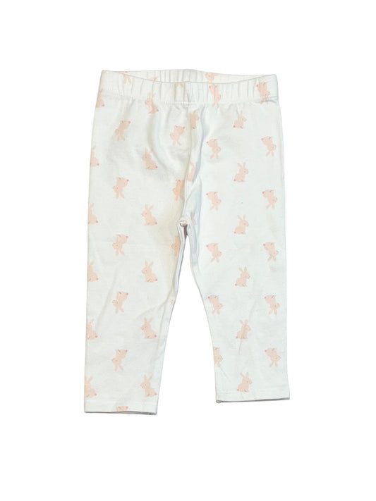 Pink bunny leggings - Size 00
