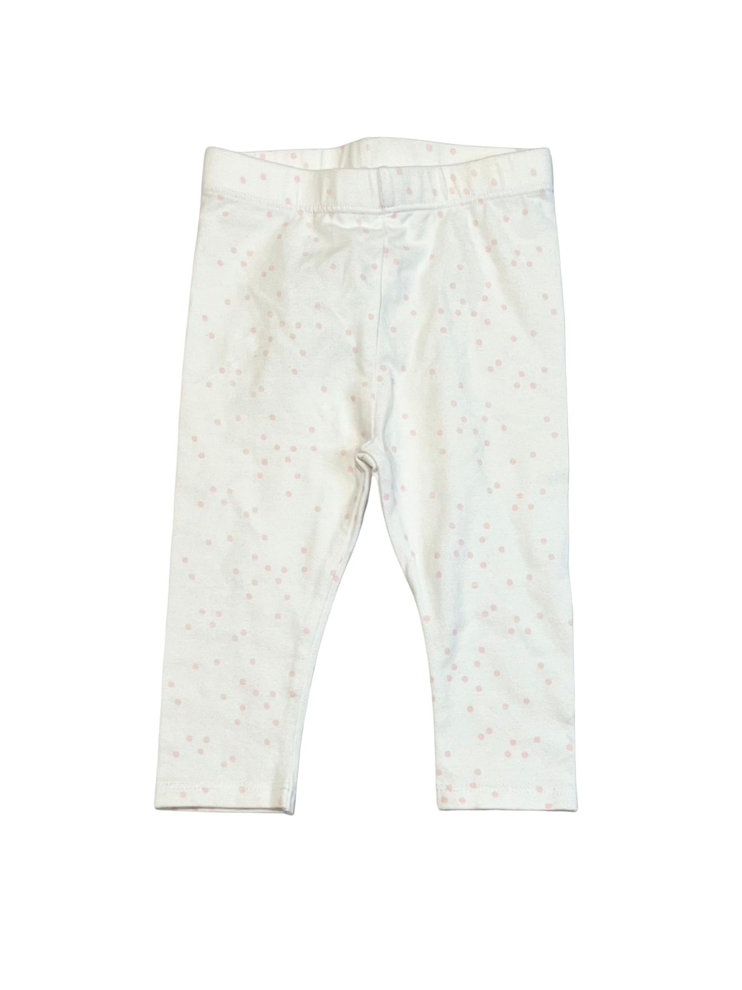 Pink spotty leggings - Size 00