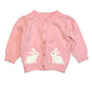 Pink bunny cardigan - Size 00
