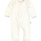 Velour hearts zip onesie - Size 00