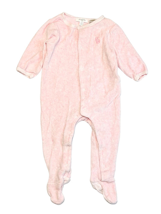 Pink velour onesie - Size 00