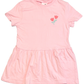 Pink jersey dress - Size 3