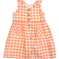 Gingham muslin dress - Size 3