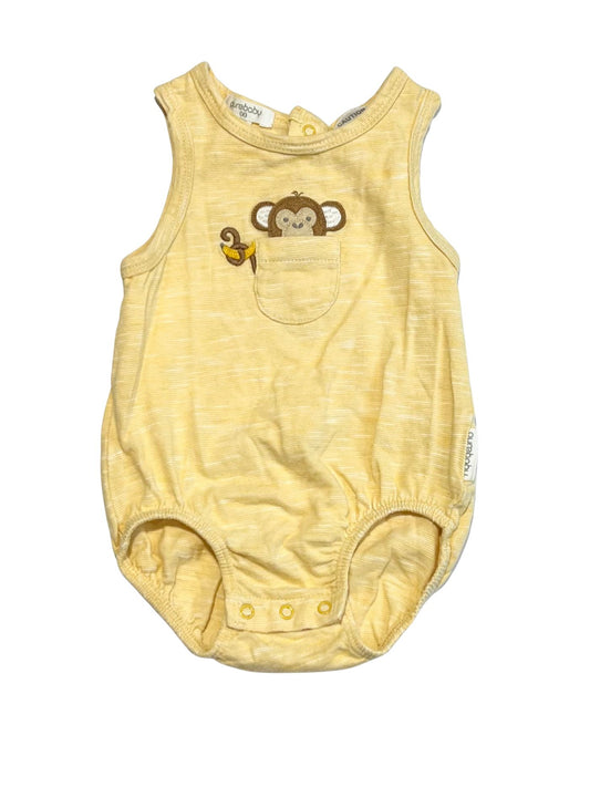 Yellow monkey bodysuit - Size 00