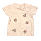 Pink ladybug tee - Size 4-6 months