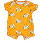 Orange cheetahs romper - Size 000