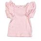 Ribbed ruffle tee - Size 000