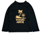 Black palm rashie - Size 1-2