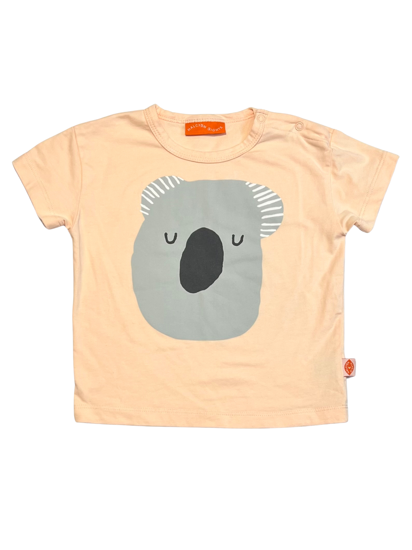 Koala peach tee - Size 2