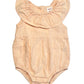 Pink woven romper - Size 000