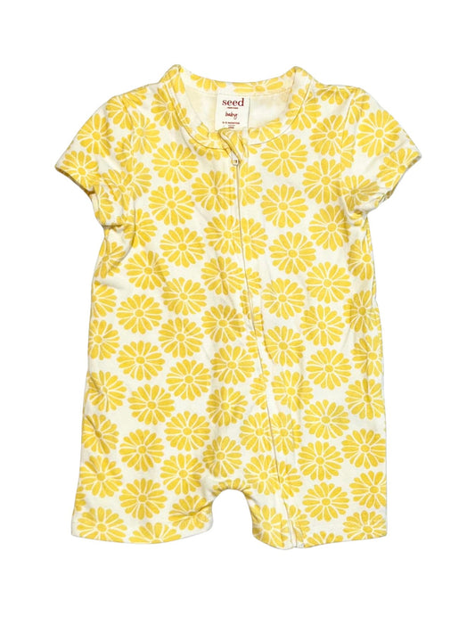 Floral zip romper - Size 000
