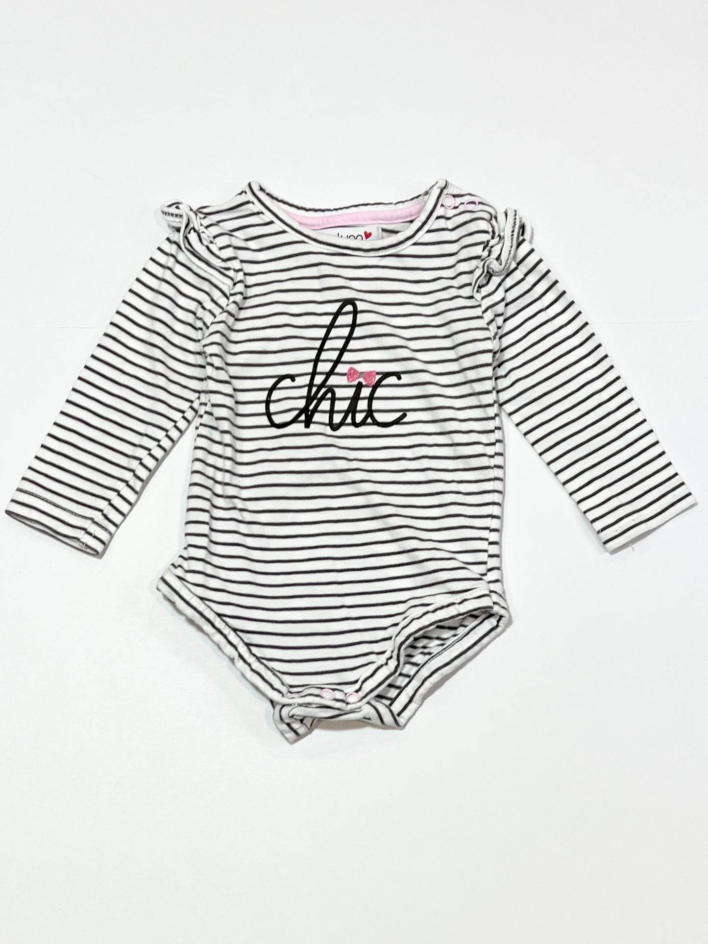 Striped chic bodysuit - Size 00