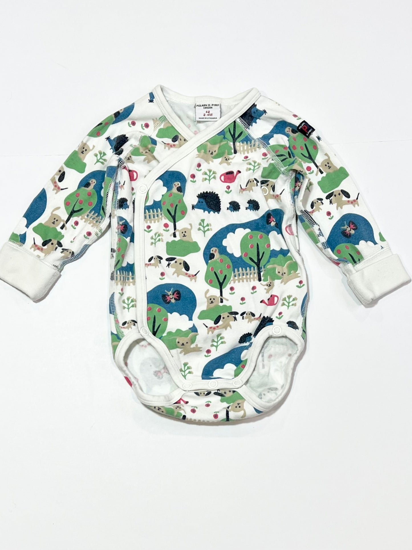 Woodlands cross-over bodysuit - Size 2-4 months