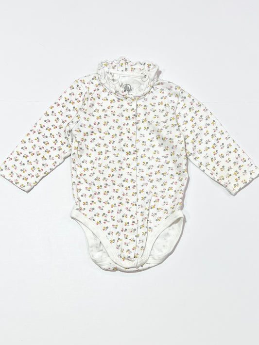 Floral snap button bodysuit - Size 00