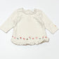Embroidered peplum top - Size 00