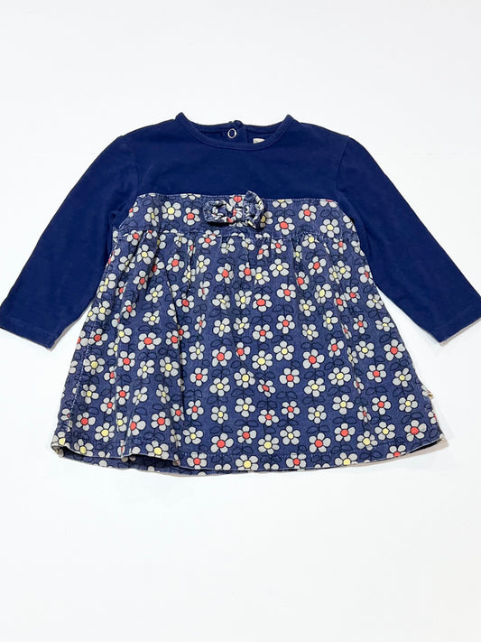 Corduroy flower dress - Size 00