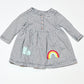 Striped jersey dress - Size 00