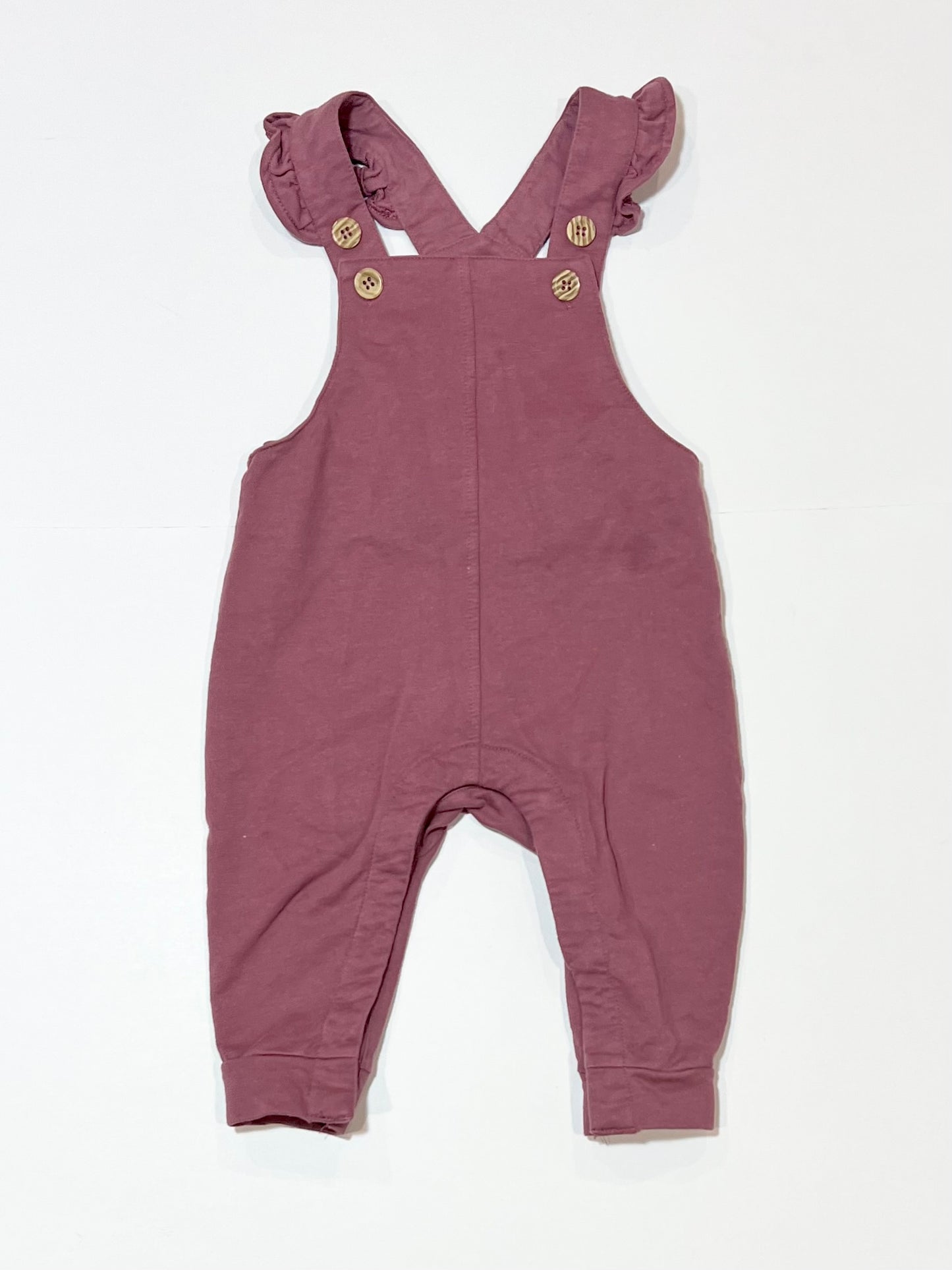 Plum jersey overalls - Size 00